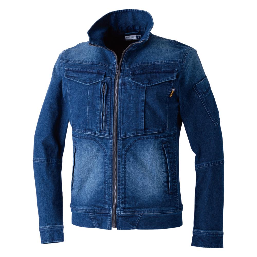 ＨＯＰ－ＳＣＯＴ　フレックステックデニムＪＯＢジャケット　Ｉ・デニム　ＳＳ　７６０００９