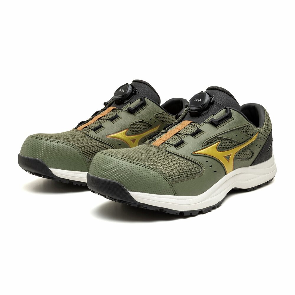 ミズノ　安全靴　オールマイティ　ＬＳ３　５３ＬＢＯＡ　オリーブ　２４．５ｃｍ