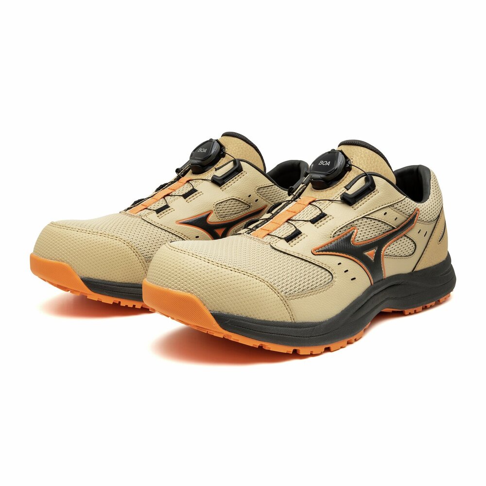 ミズノ　安全靴　オールマイティ　ＬＳ３　５３ＬＢＯＡ　サンドベージュ　２６．５ｃｍ