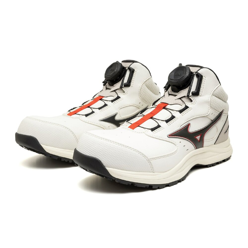 ミズノ　安全靴　オールマイティ　ＬＳ３　７４ＭＢＯＡ　ホワイト×ブラック　２６．０ｃｍ