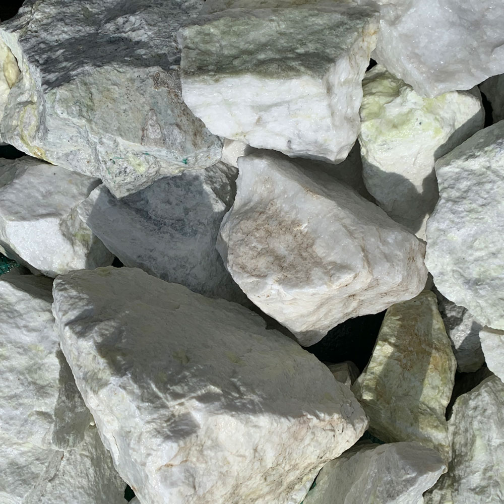 大光産業（ＴＡＩＫＯＨ）　マーブルホワイトゴロタ　１００－２００ｍｍ　２０ｋｇ