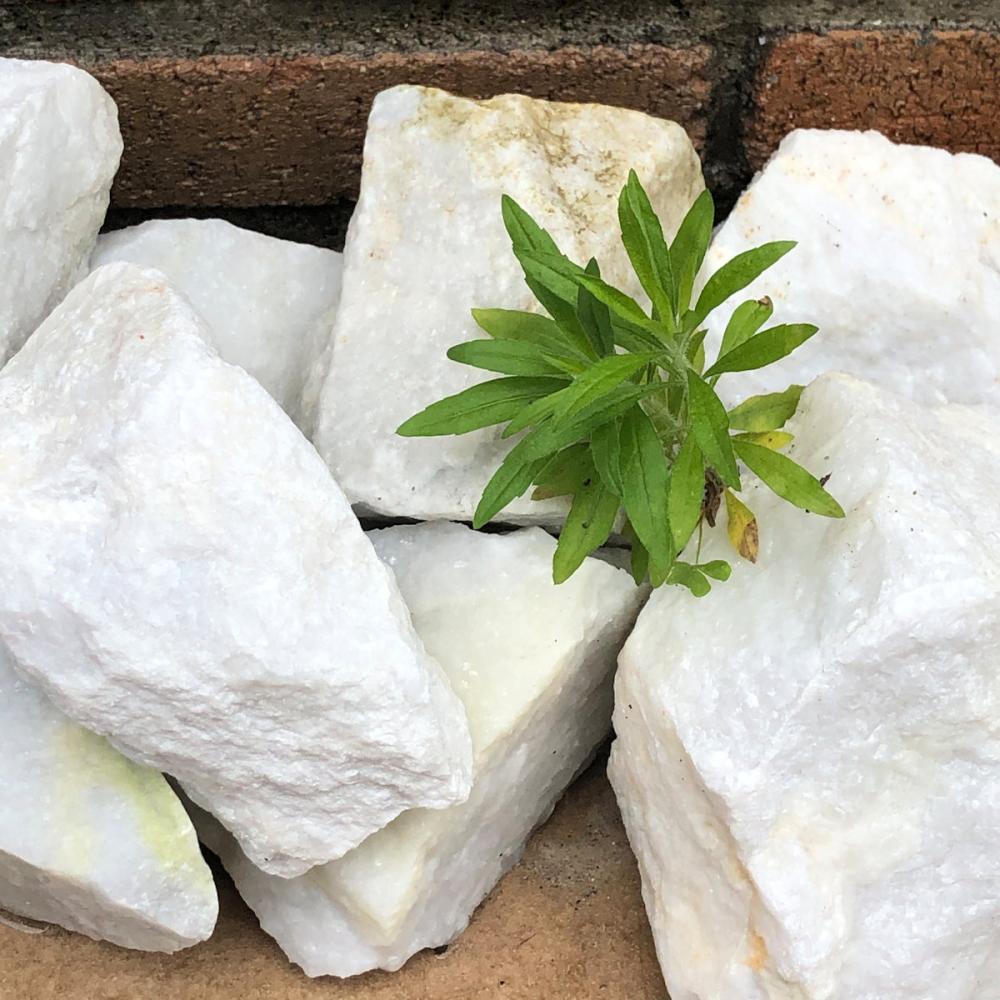 大光産業（ＴＡＩＫＯＨ）　マーブルホワイトゴロタ　９０－１２０ｍｍ　２０ｋｇ