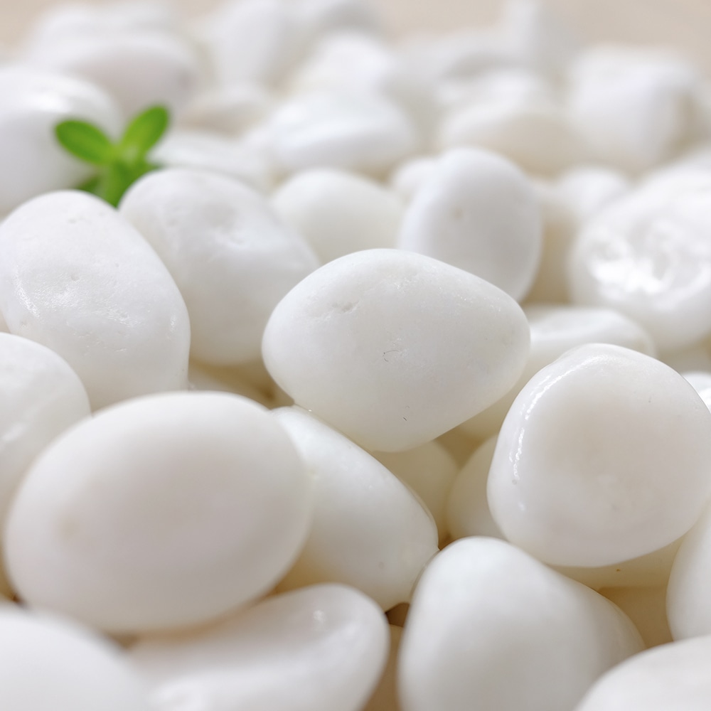 大光産業（ＴＡＩＫＯＨ）　高級白玉石　白仙　８分　２０－２５ｍｍ　１０ｋｇ