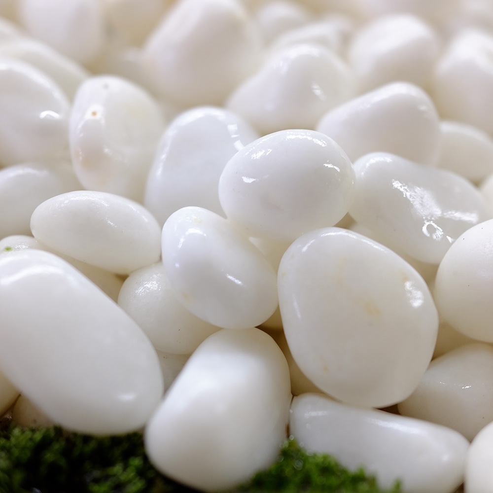 大光産業（ＴＡＩＫＯＨ）　高級白玉石　白仙　５分　１５－２０ｍｍ　１０ｋｇ