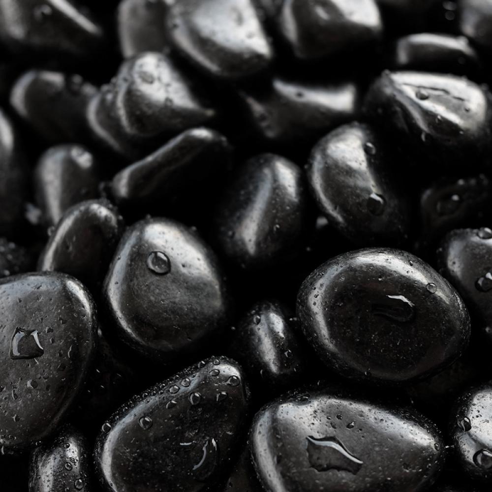 大光産業（ＴＡＩＫＯＨ）　高級黒玉石　黒光石　８分　２２－３０ｍｍ　１０ｋｇ