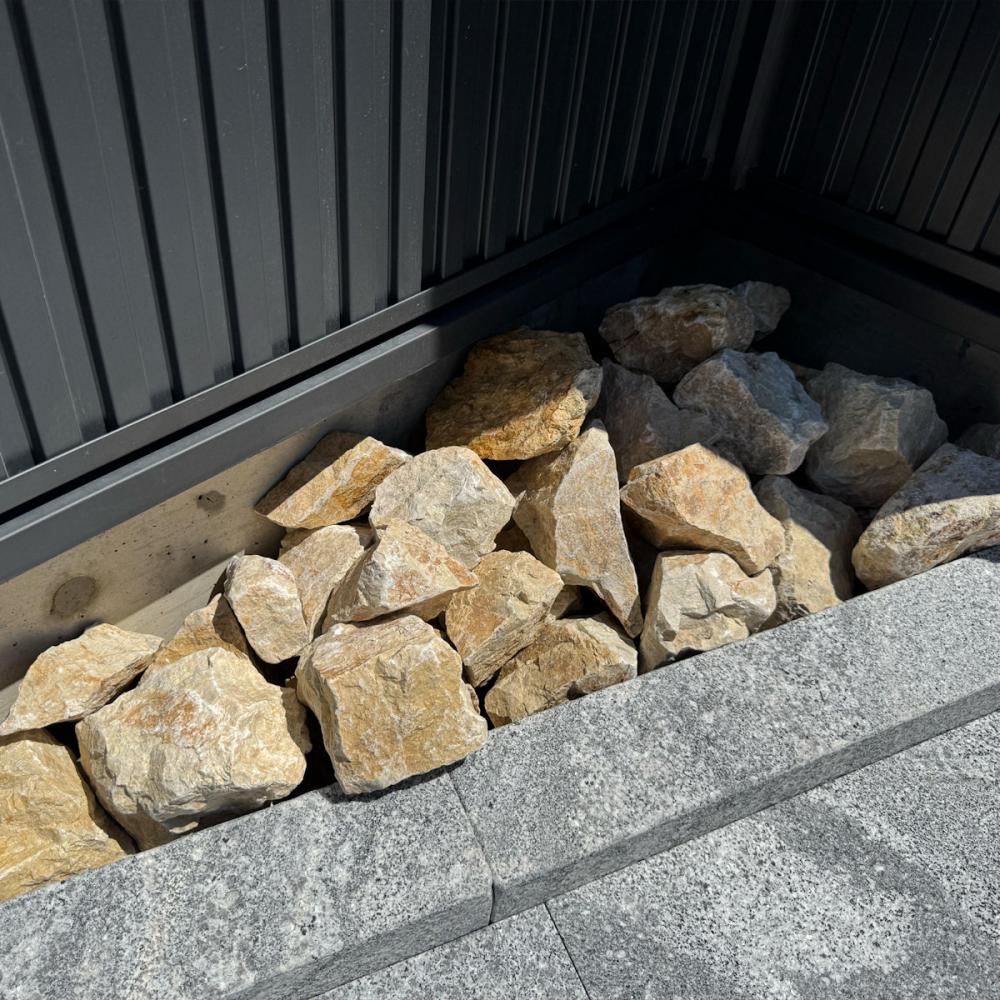 大光産業（ＴＡＩＫＯＨ）　マーブルイエローロック　９０－１２０ｍｍ　２０ｋｇ