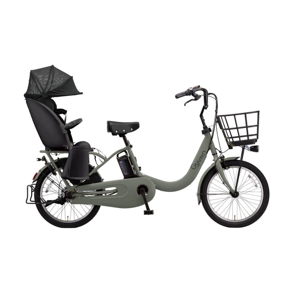 パナソニック　電動アシスト自転車　ギュットクルームＲ・ＤＸ　２０インチ　マットオリーブ　Ｐ２６