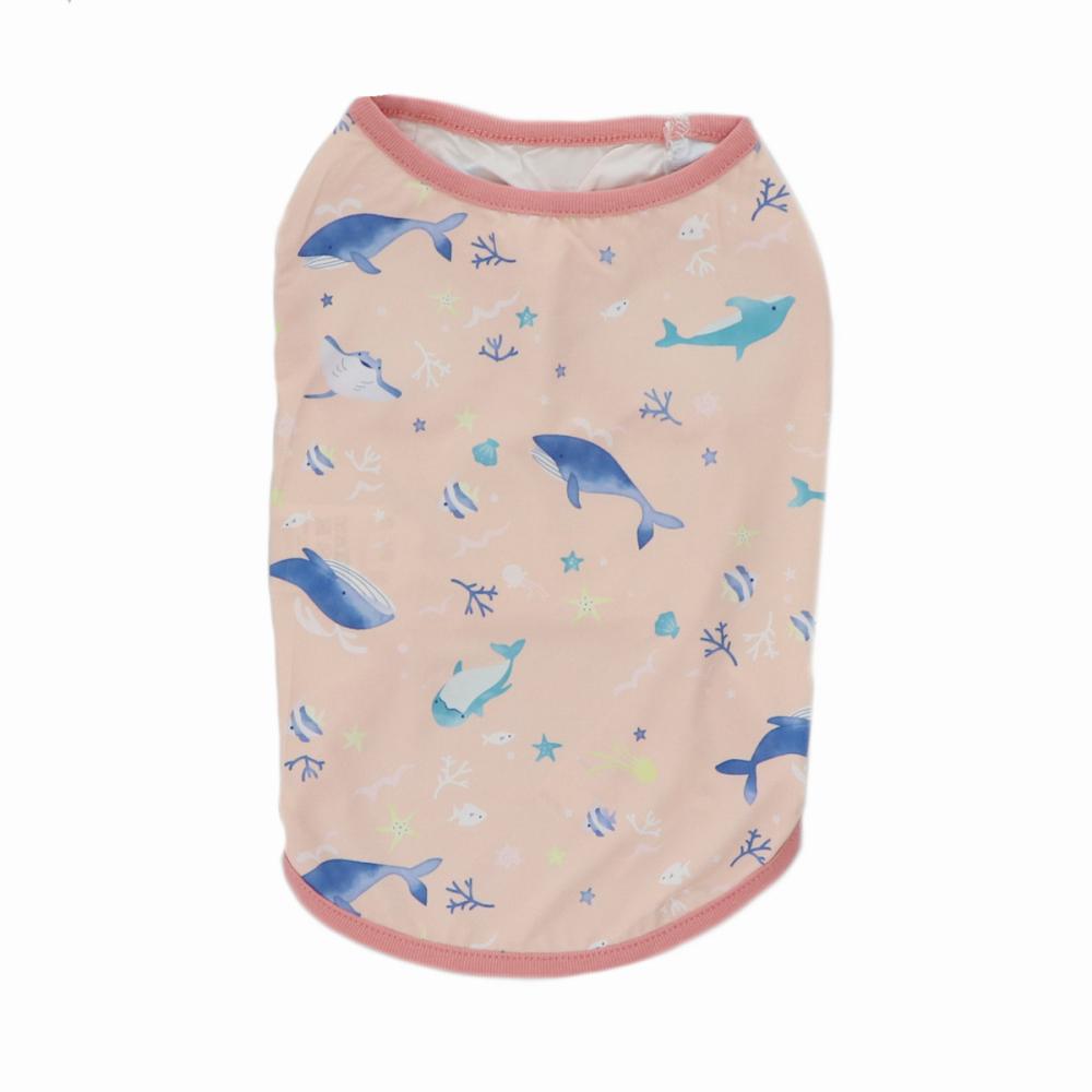 Ｐｅｔａｍｉ　冷感ペットウェア　マリン　ピンク　５号