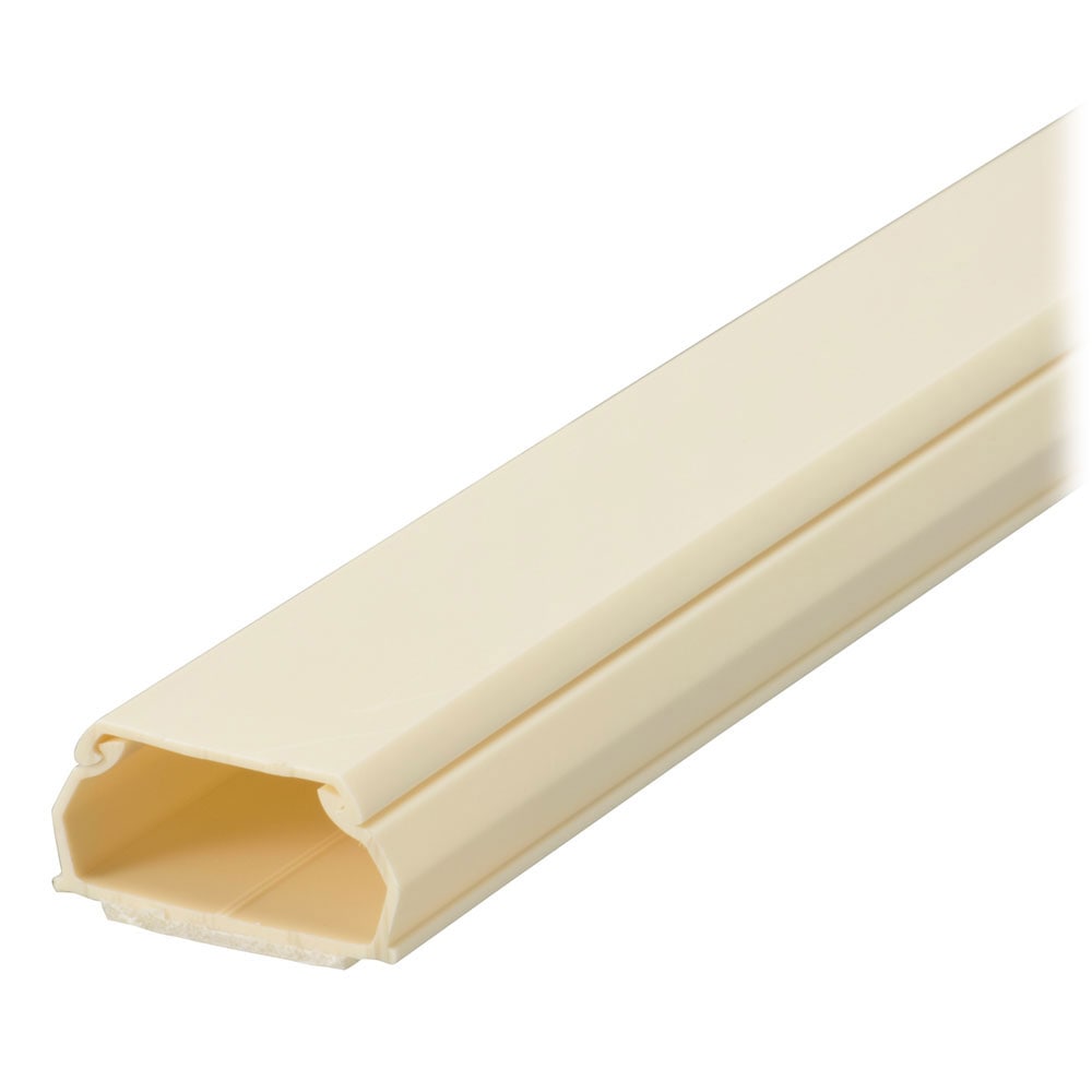 オーム電機　テープ付ＡＢＳモール　３号　９１ｃｍ　ミルキー