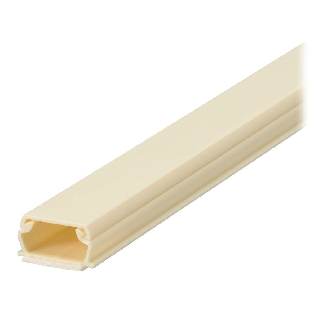 オーム電機　テープ付モール　２号　９１ｃｍ　ミルキー　１０本入り