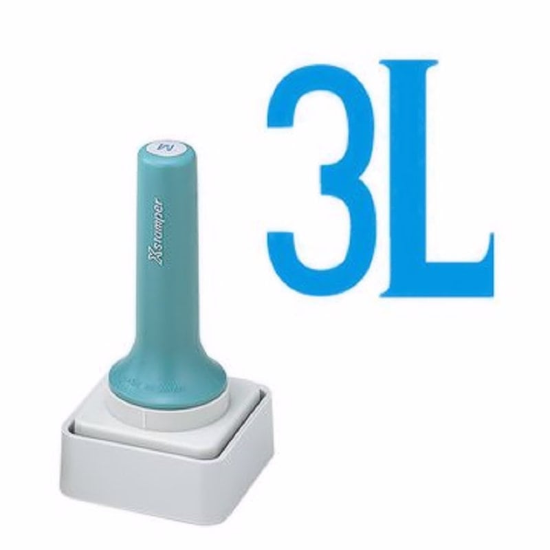 シヤチハタ　等級表示印　３Ｌ　特角５０