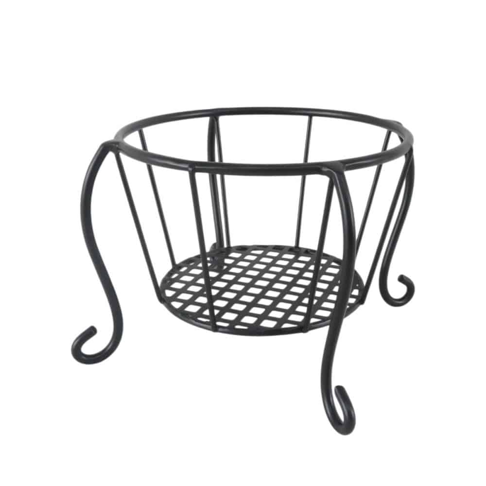 Ｂｒｅｅｚｙ　Ｇｒｅｅｎ　鉢スタンド　１３ｃｍ　小　ブラック