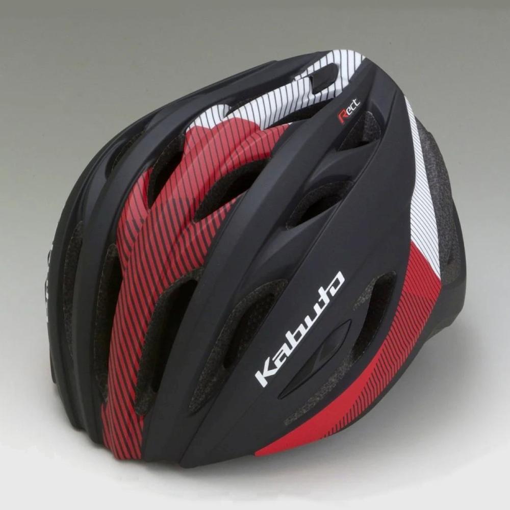 ＯＧＫカブト　自転車用ヘルメット　ＲＥＣＴ　Ｍ／Ｌ　マットブラック／レッド　７５４０４