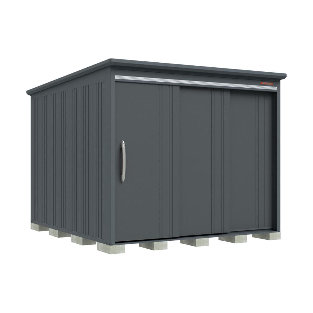 タクボ物置　ＢＥＬＯＳ　間口２５３×奥行３００ｃｍ　側面棚タイプ　一般型・標準屋根　シルクホワイト　Ｂ－２５３０ＹＳＷ