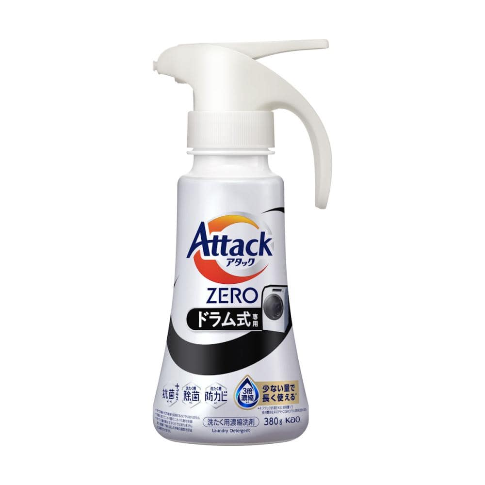 花王　アタックＺＥＲＯ　ドラム式専用　ワンハンドタイプ　３８０ｇ