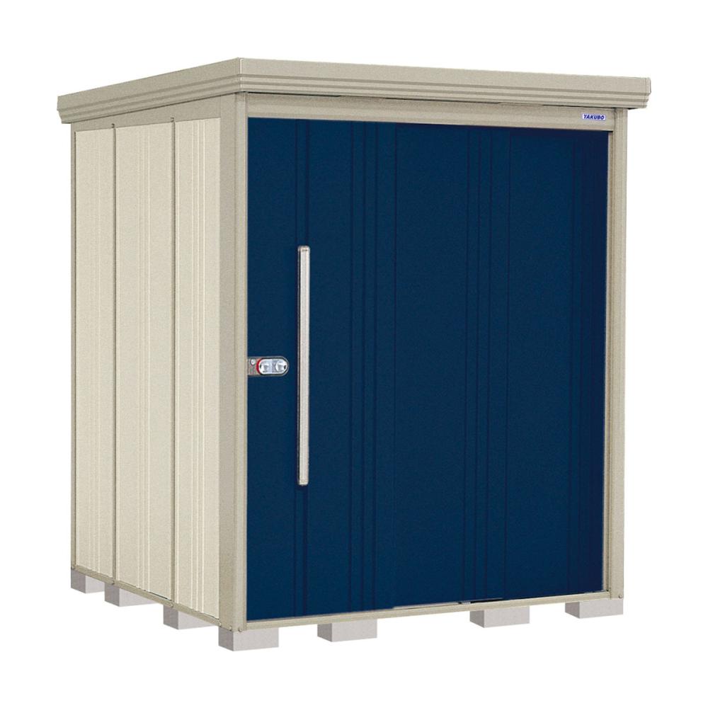 タクボ物置　Ｍｒ．ストックマン　ダンディ　間口１８３×奥行１９２ｃｍ　側面棚タイプ　多雪型・標準屋根　アイボリーブラック　ＮＤ－Ｓ１８１９ＹＡ
