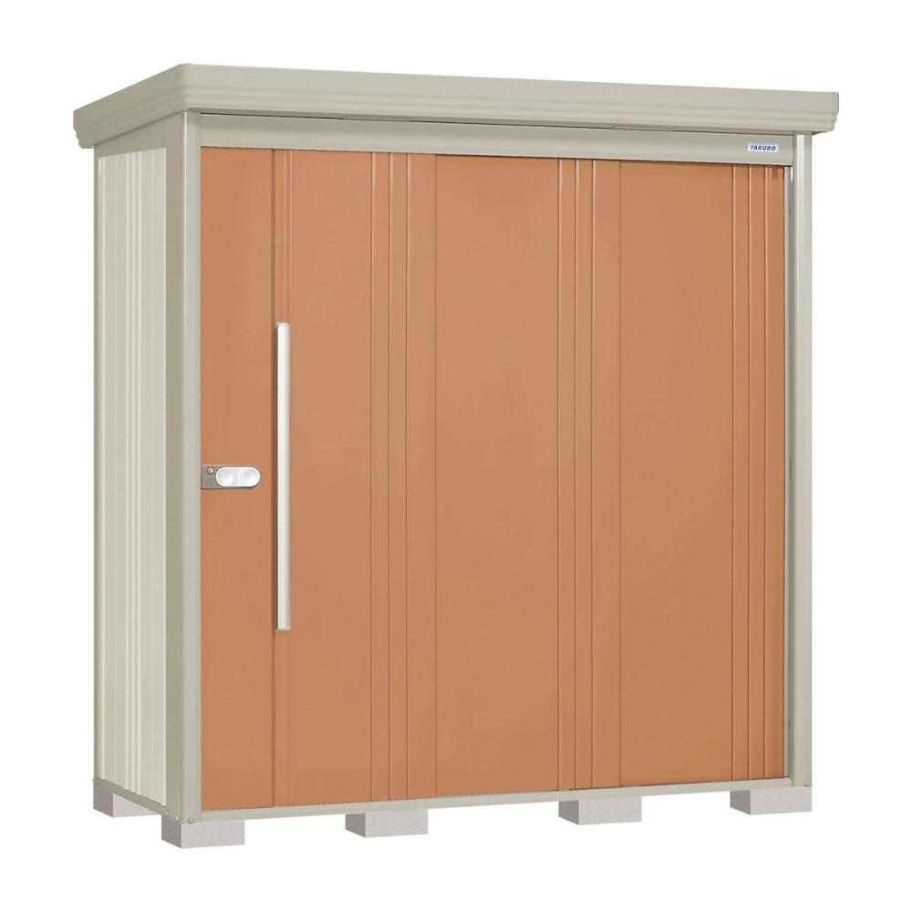 タクボ物置　Ｍｒ．ストックマン　ダンディ　間口２０２×奥行８９ｃｍ　背面棚タイプ　一般型・標準屋根　アイボリーブラック　ＮＤ－２００８Ａ