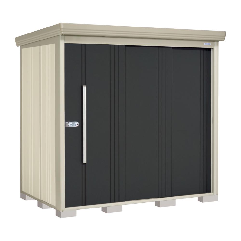 タクボ物置　Ｍｒ．ストックマン　ダンディ　間口２２０×奥行１４１ｃｍ　背面棚タイプ　一般型・標準屋根　アイボリーブラック　ＮＤ－２２１４Ａ