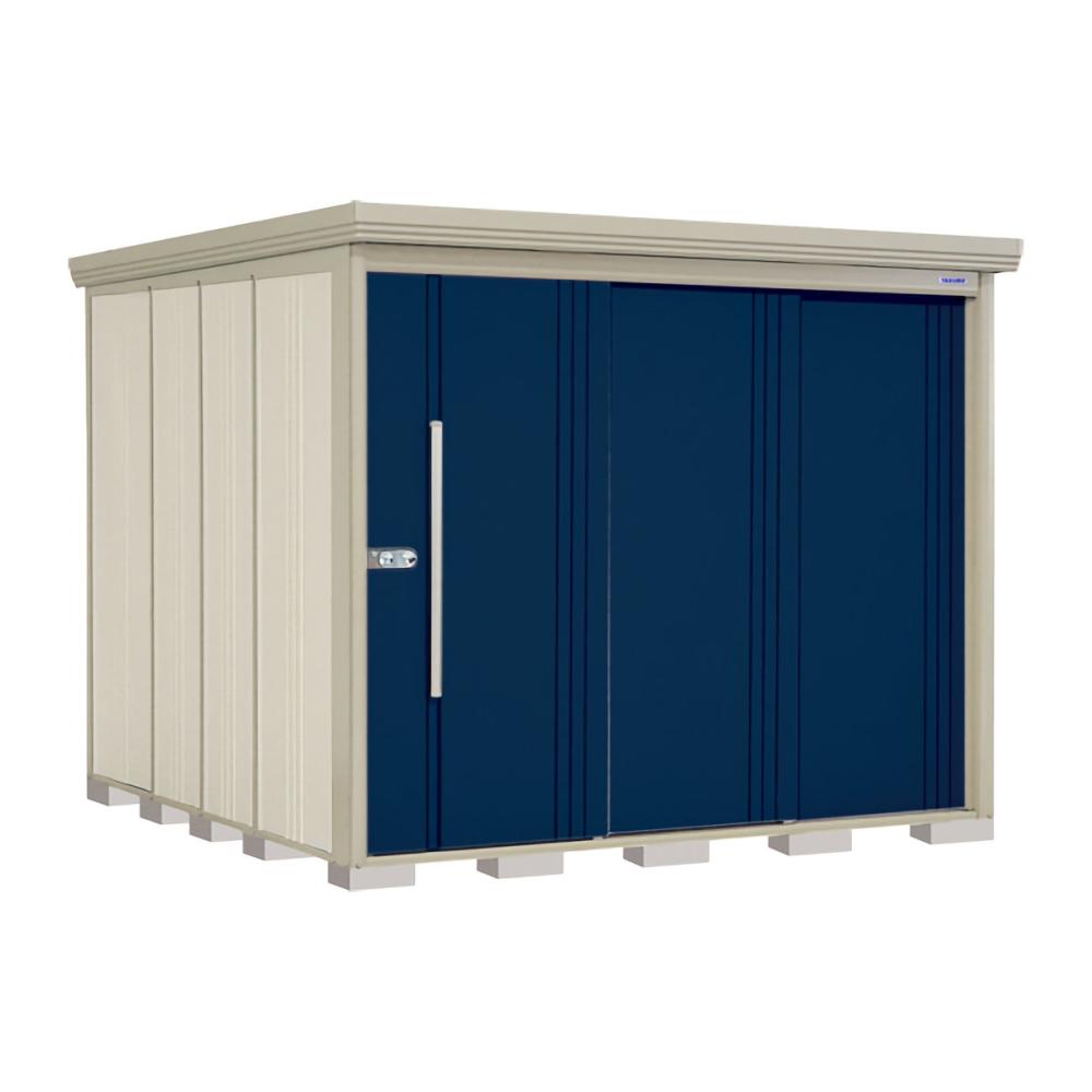 タクボ物置　Ｍｒ．ストックマン　ダンディ　間口２５３×奥行２６２ｃｍ　側面棚タイプ　一般型・標準屋根　アイボリーブラック　ＮＤ－２５２６ＹＡ