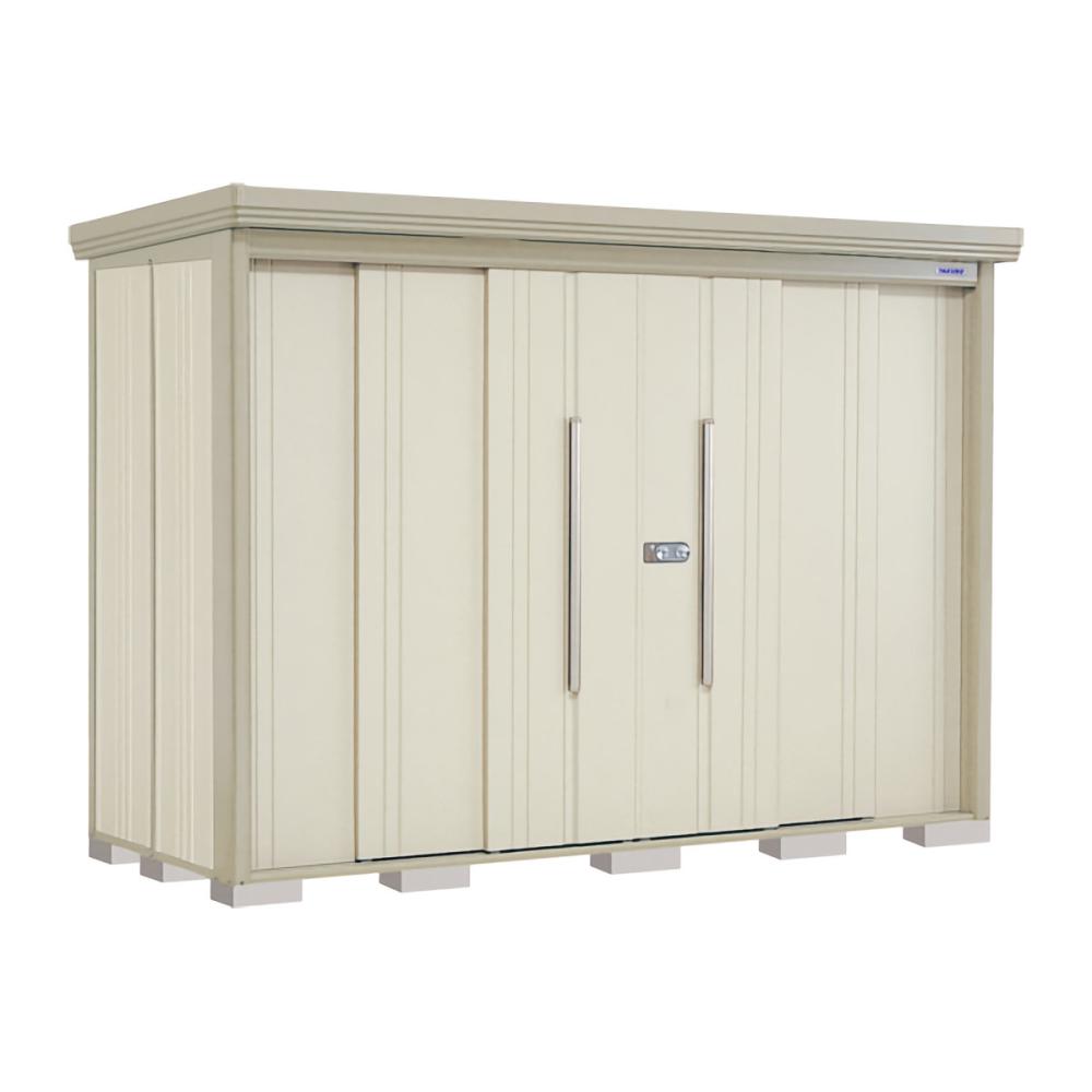 タクボ物置　Ｍｒ．ストックマン　ダンディ　間口２９０×奥行１２２ｃｍ　背面棚タイプ　一般型・標準屋根　アイボリーブラック　ＮＤ－２９１２Ａ