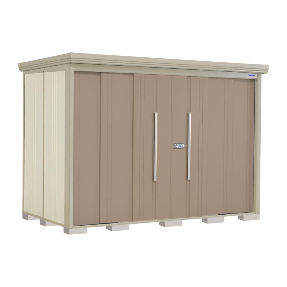 タクボ物置　Ｍｒ．ストックマン　ダンディ　間口２９０×奥行１５９ｃｍ　背面棚タイプ　一般型・結露減少屋根　アイボリーブラック　ＮＤ－Ｚ２９１５Ａ