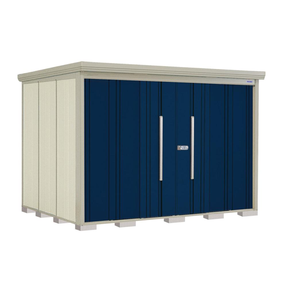 タクボ物置　Ｍｒ．ストックマン　ダンディ　間口２９０×奥行２２９ｃｍ　側面棚タイプ　多雪型・結露減少屋根　アイボリーブラック　ＮＤ－ＳＺ２９２２ＹＡ