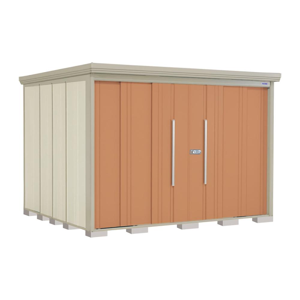 タクボ物置　Ｍｒ．ストックマン　ダンディ　間口２９０×奥行２６２ｃｍ　側面棚タイプ　多雪型・結露減少屋根　アイボリーブラック　ＮＤ－ＳＺ２９２６ＹＡ