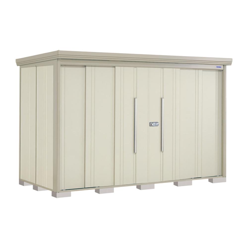 タクボ物置　Ｍｒ．ストックマン　ダンディ　間口３２３×奥行１５９ｃｍ　背面棚タイプ　一般型・標準屋根　アイボリーブラック　ＮＤ－３２１５Ａ