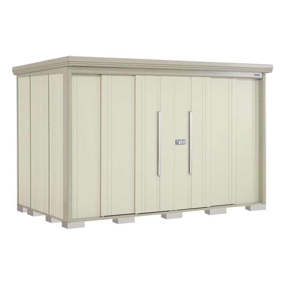 タクボ物置　Ｍｒ．ストックマン　ダンディ　間口３２３×奥行１９２ｃｍ　背面棚タイプ　多雪型・結露減少屋根　アイボリーブラック　ＮＤ－ＳＺ３２１９Ａ