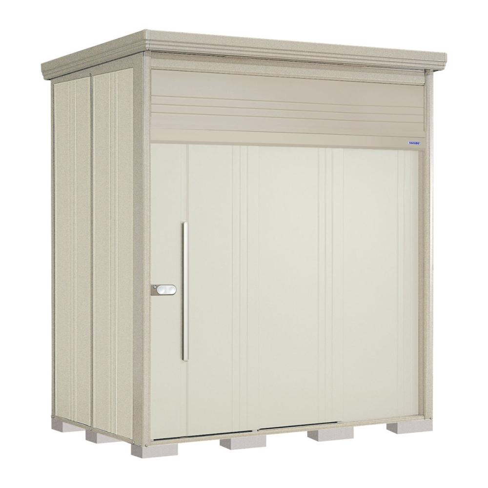 タクボ物置　Ｍｒ．トールマン　ダンディ　間口２２０×奥行１５９ｃｍ　一般型・標準屋根　アイボリーブラック　ＪＮ－２２１５Ａ