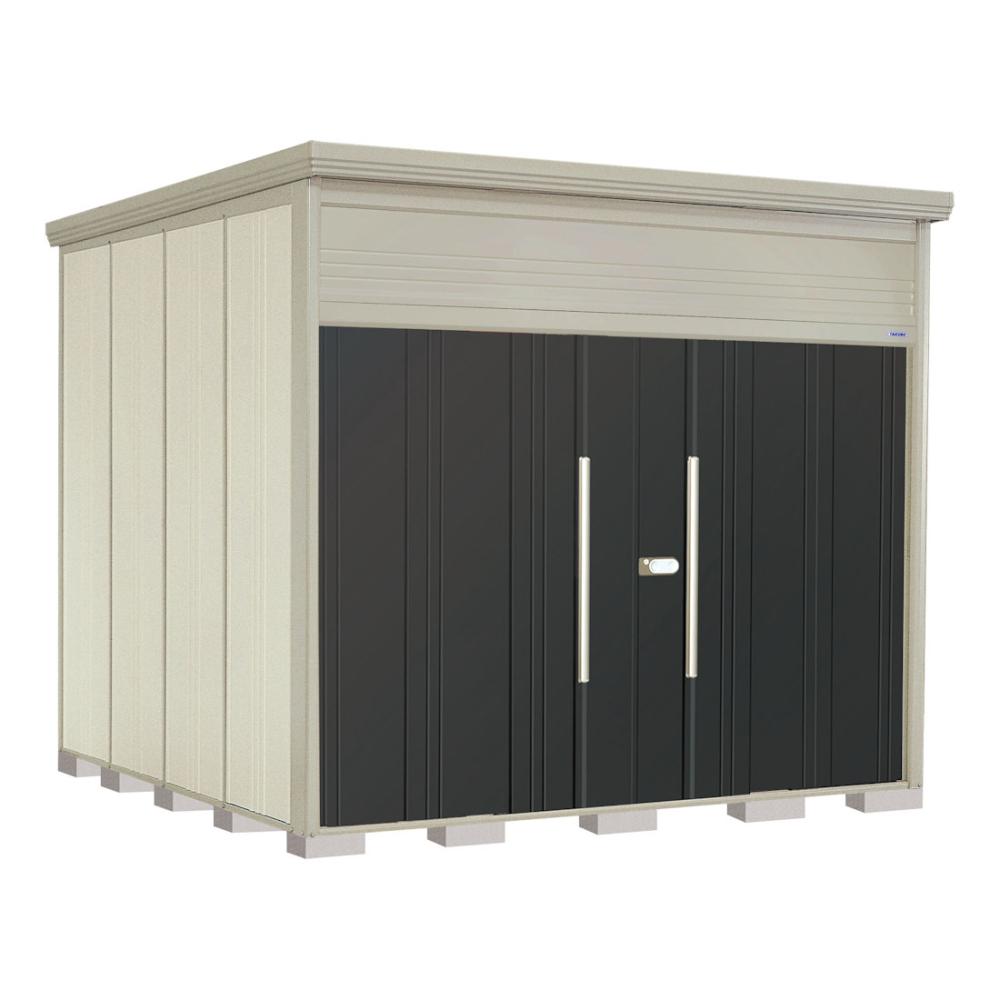 タクボ物置　Ｍｒ．トールマン　ダンディ　間口２９０×奥行２９９ｃｍ　多雪型・標準屋根　アイボリーブラック　ＪＮ－Ｓ２９２９Ａ