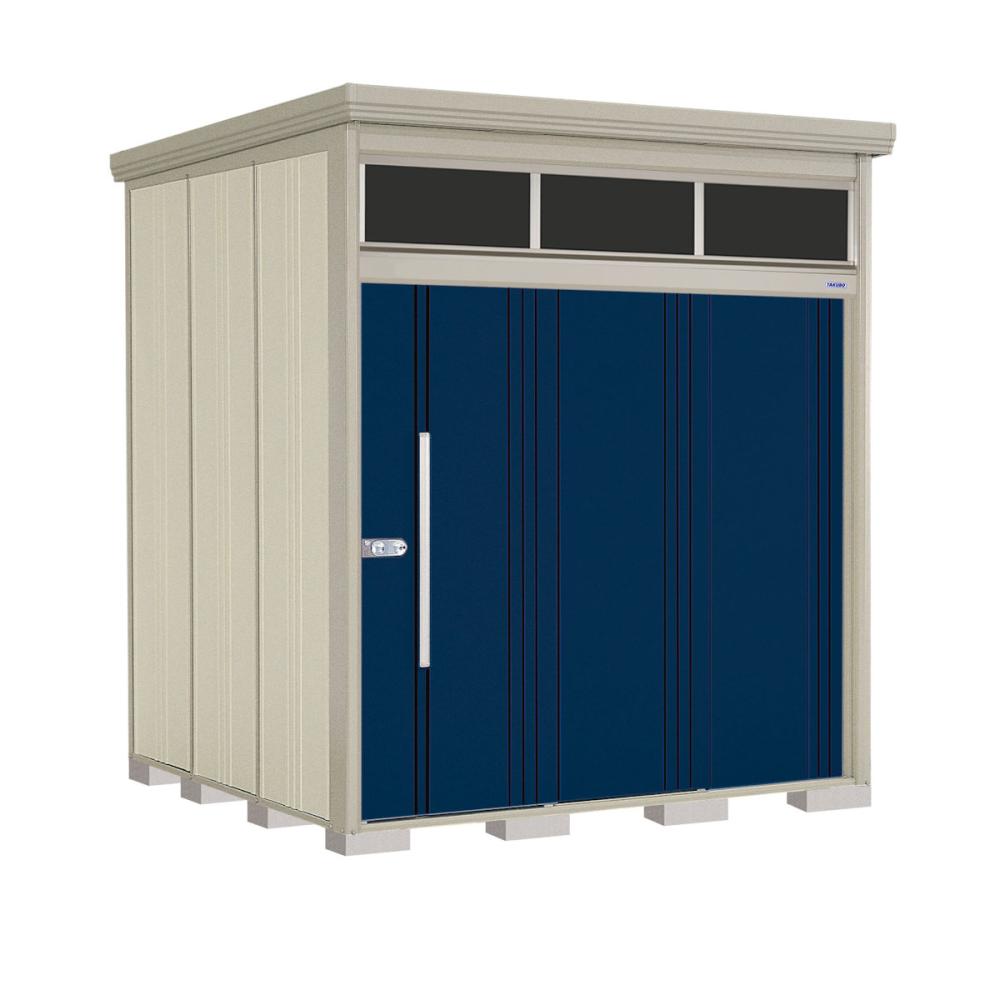 タクボ物置　Ｍｒ．トールマン　ブライト　間口２２０×奥行２２９ｃｍ　多雪型・結露減少屋根　アイボリーブラック　ＪＮＡ－ＳＺ２２２２Ａ