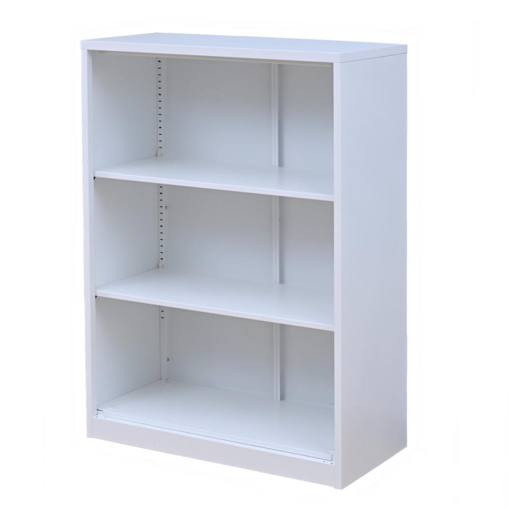 山善　キャビネット　ホワイト　幅８０×高さ１１３×奥行４０ｃｍ　ＣＳＣ－ＯＰ３（ＷＨ）