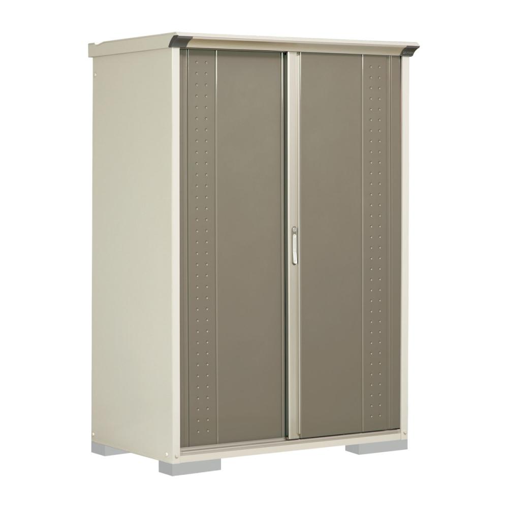 タクボ物置　グランプレステージ ジャンプ　間口１３０×奥行７５×高さ１９０ｃｍ　全面棚タイプ　アイボリーブラック　ＧＰ－１３７ＡＦＹＫ