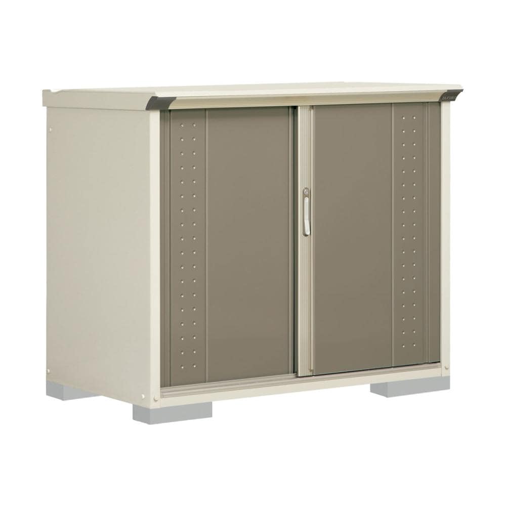 タクボ物置　グランプレステージ ジャンプ　間口１３０×奥行７５×高さ１１０ｃｍ　全面棚タイプ　ナッツカーキ　ＧＰ－１３７ＤＦＫＡ