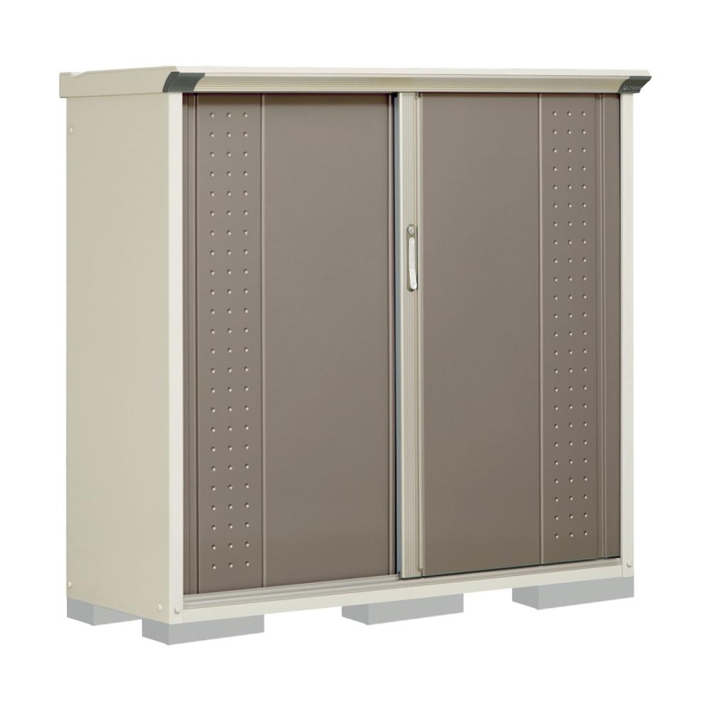 タクボ物置　グランプレステージ ジャンプ　間口１５０×奥行５３×高さ１４０ｃｍ　全面棚タイプ　アイボリーブラック　ＧＰ－１５５ＣＦＹＫ