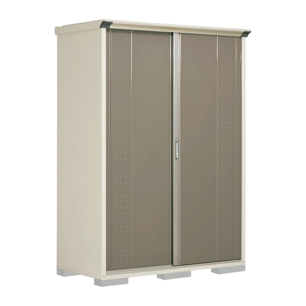 タクボ物置　グランプレステージ ジャンプ　間口１５０×奥行７５×高さ２１０ｃｍ　たて置きタイプ　アイボリーブラック　ＧＰ－１５７ＨＴＹＫ