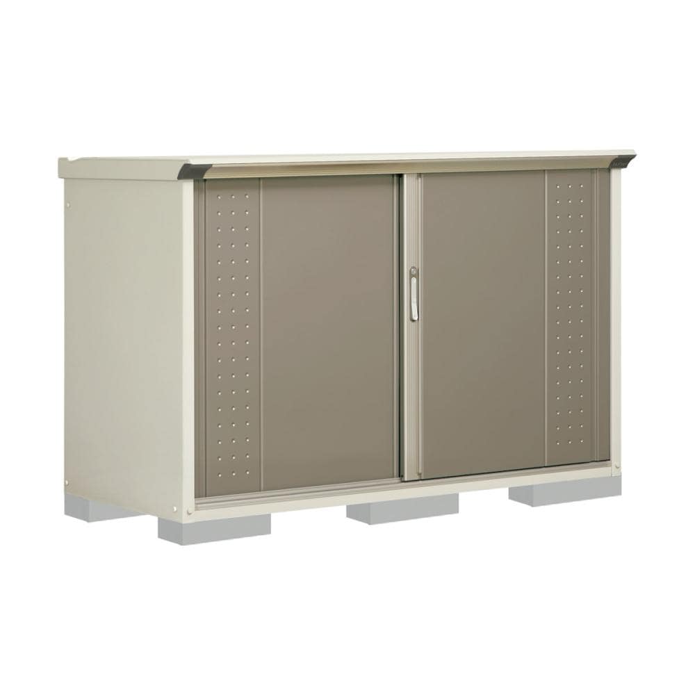 タクボ物置　グランプレステージ ジャンプ　間口１７０×奥行７５×高さ１１０ｃｍ　たて置きタイプ　アイボリーブラック　ＧＰ－１７７ＤＴＹＫ