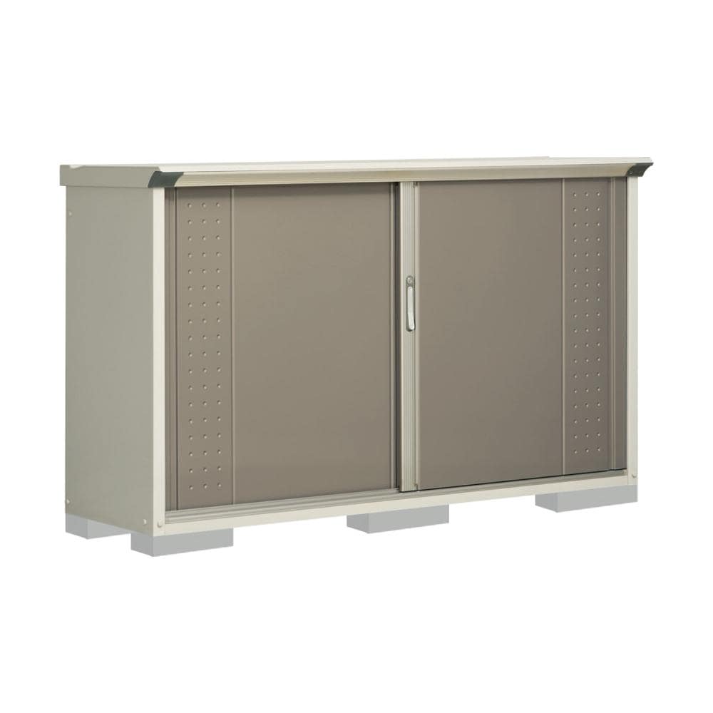 タクボ物置　グランプレステージ ジャンプ　間口１８８×奥行５３×高さ１１０ｃｍ　全面棚タイプ　アイボリーブラック　ＧＰ－１９５ＤＦＹＫ