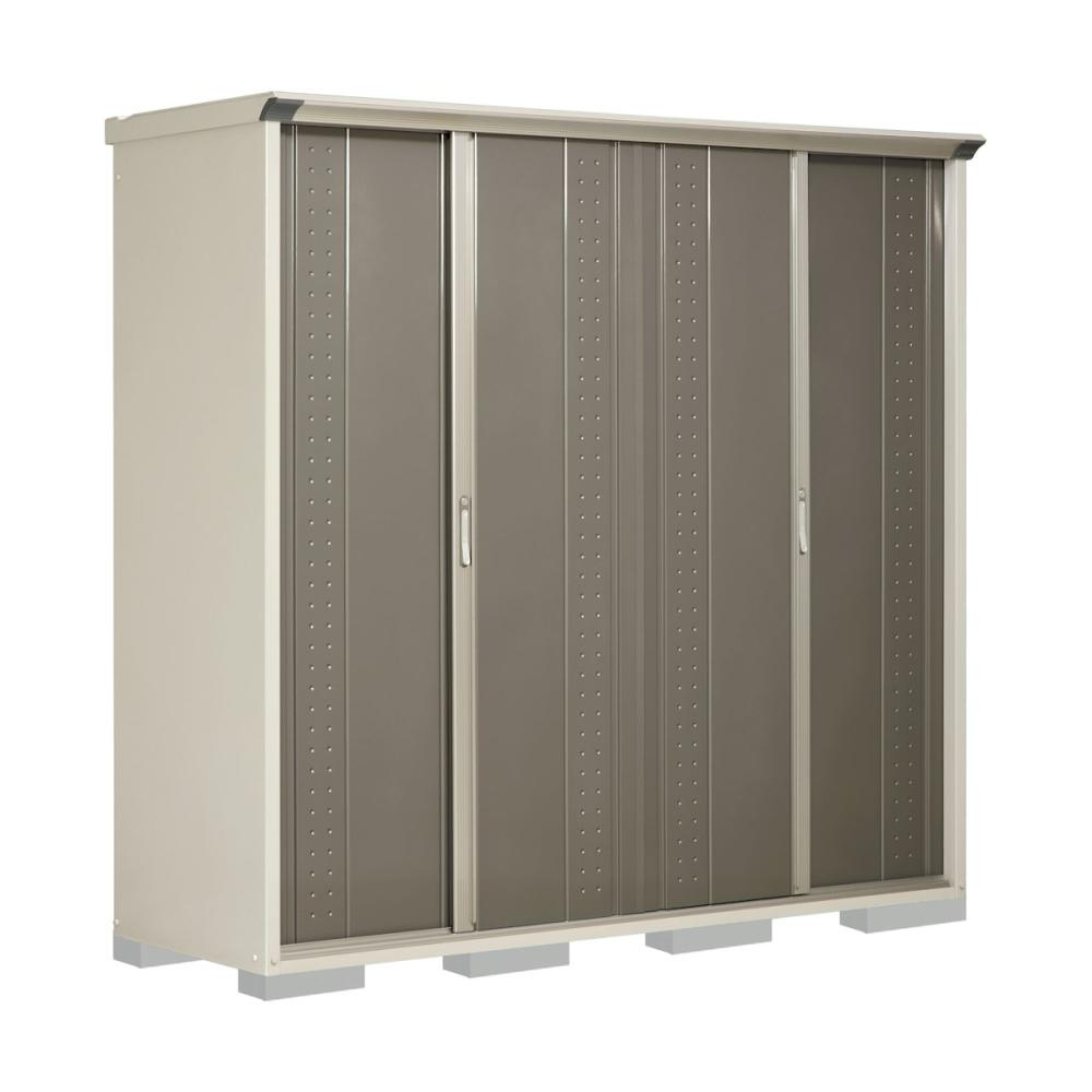 タクボ物置　グランプレステージ ジャンプ　間口２２５×奥行７５×高さ２１０ｃｍ　全面棚タイプ　ルミナスシルバー　ＧＰ－２２７ＨＦＬＳ