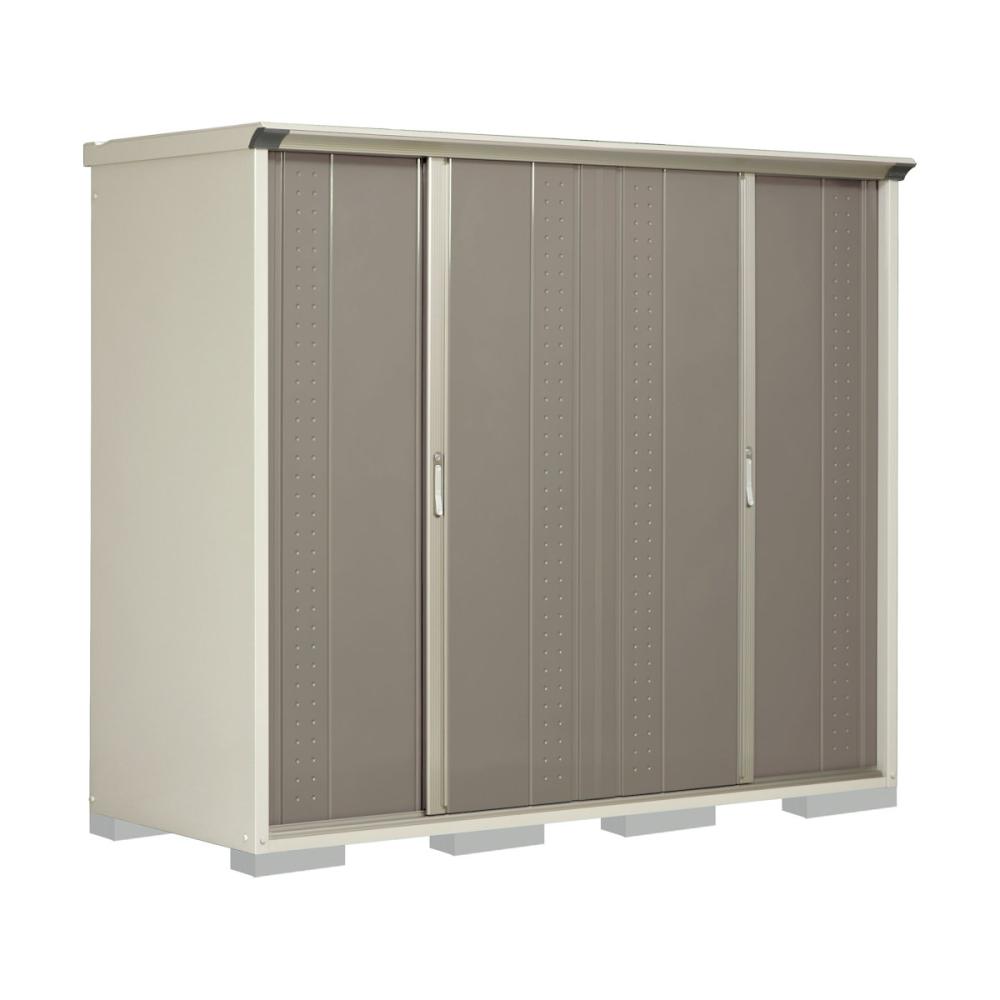 タクボ物置　グランプレステージ ジャンプ　間口２２５×奥行９０×高さ１９０ｃｍ　全面棚タイプ　ルミナスシルバー　ＧＰ－２２９ＡＦＬＳ