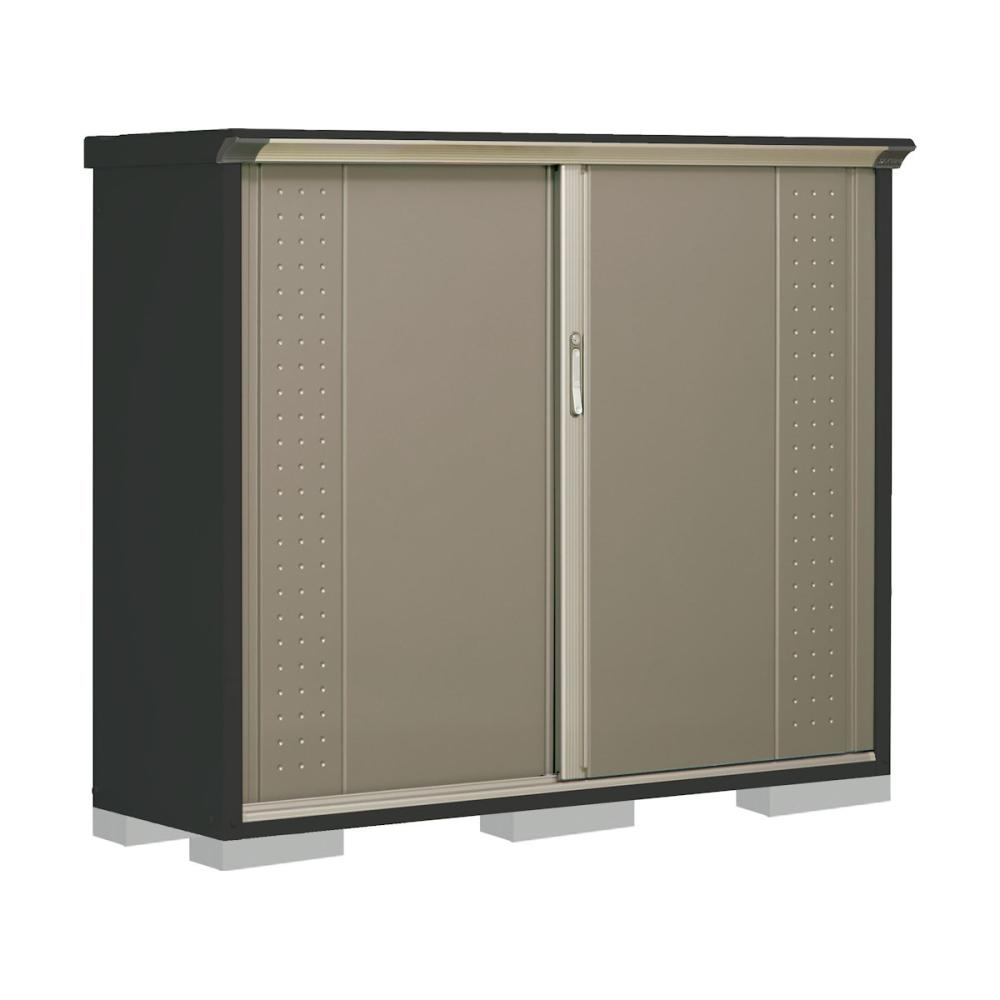 タクボ物置　グランプレステージ ジャンプ　本体アイボリーブラック　間口１７０×奥行５３×高さ１４０ｃｍ　全面棚タイプ　アイボリーブラック　ＧＰＹ－１７５ＣＦＹＫ