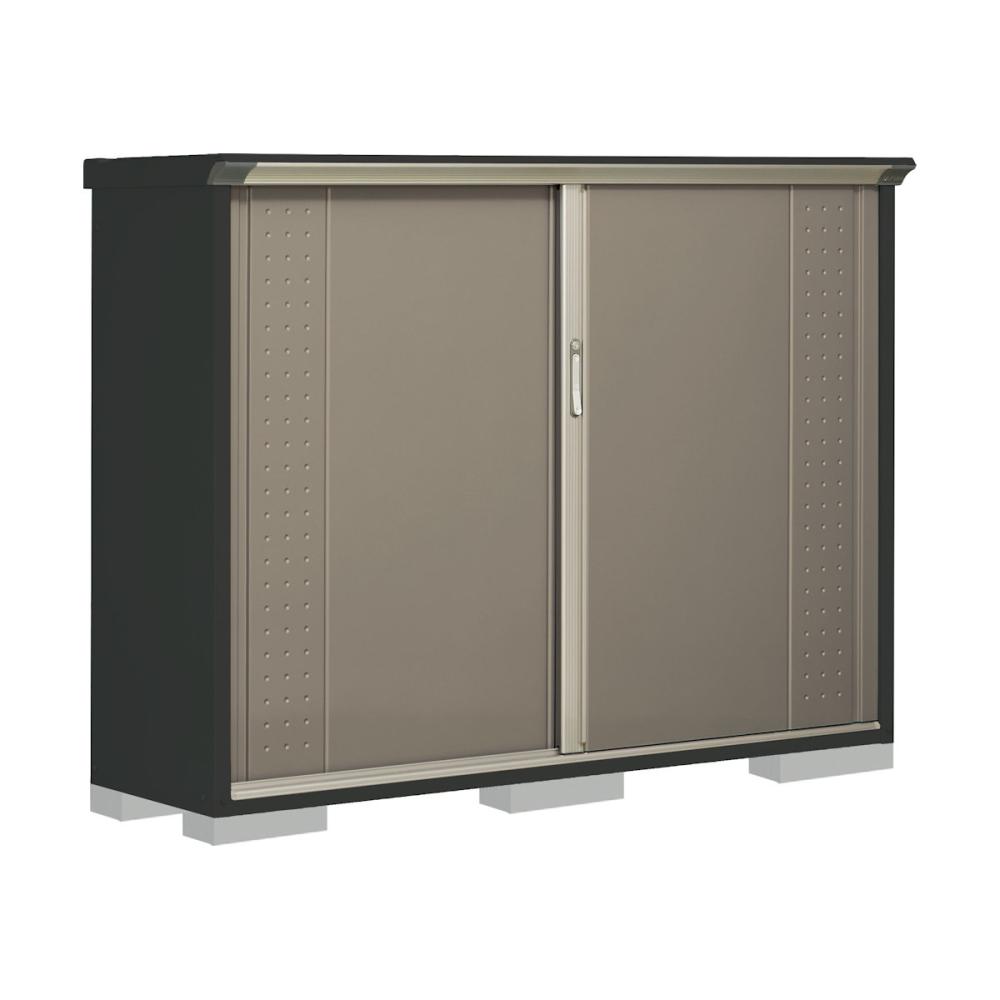 タクボ物置　グランプレステージ ジャンプ　本体アイボリーブラック　間口１８８×奥行５３×高さ１４０ｃｍ　全面棚タイプ　アイボリーブラック　ＧＰＹ－１９５ＣＦＹＫ