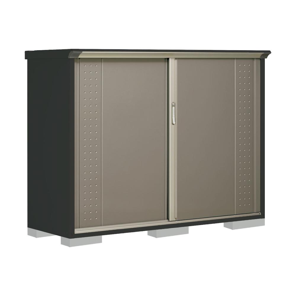 タクボ物置　グランプレステージ ジャンプ　本体アイボリーブラック　間口１８８×奥行６５×高さ１４０ｃｍ　全面棚タイプ　ムーンホワイト　ＧＰＹ－１９６ＣＦＭＷ