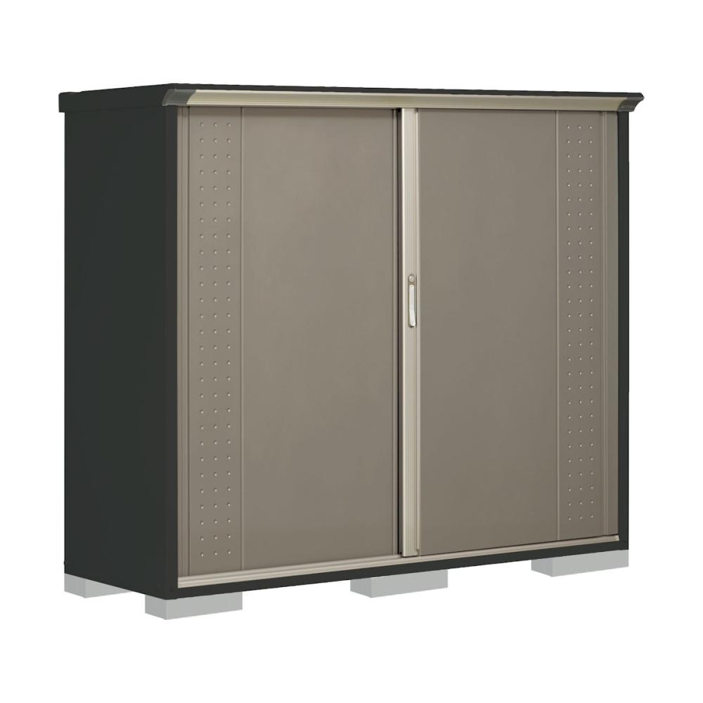 タクボ物置　グランプレステージ ジャンプ　本体アイボリーブラック　間口１８８×奥行６５×高さ１６０ｃｍ　全面棚タイプ　ルミナスシルバー　ＧＰＹ－１９６ＢＦＬＳ