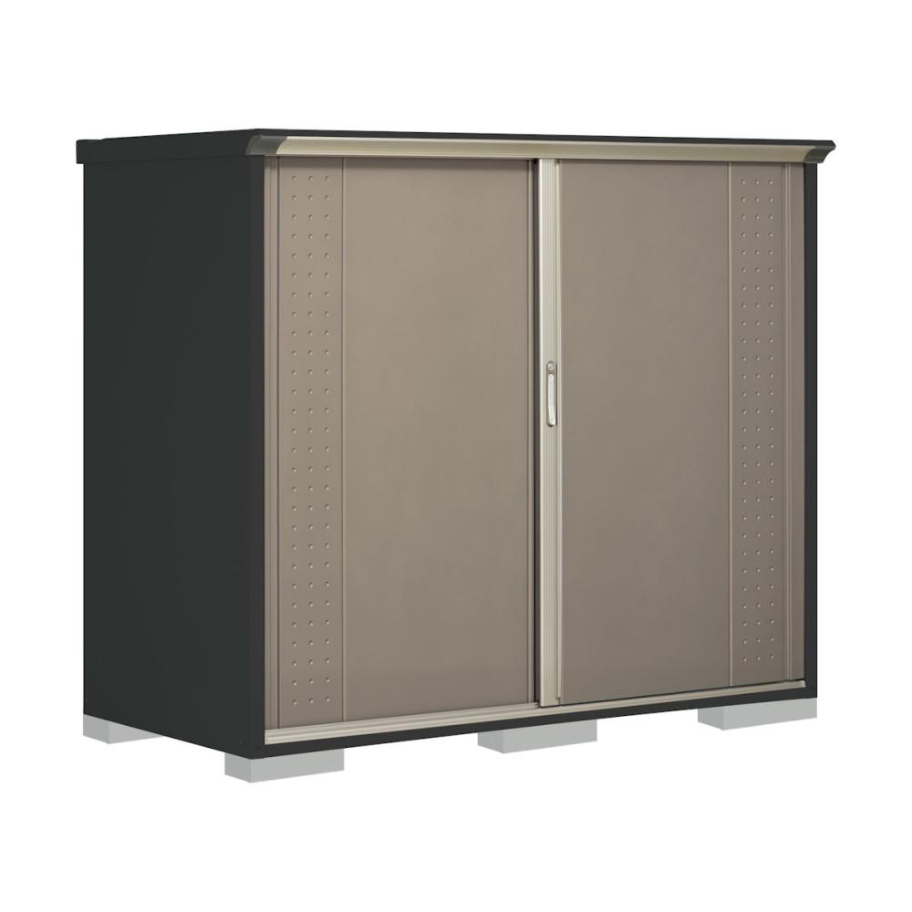 タクボ物置　グランプレステージ ジャンプ　本体アイボリーブラック　間口１８８×奥行９０×高さ１６０ｃｍ　全面棚タイプ　アイボリーブラック　ＧＰＹ－１９９ＢＦＹＫ