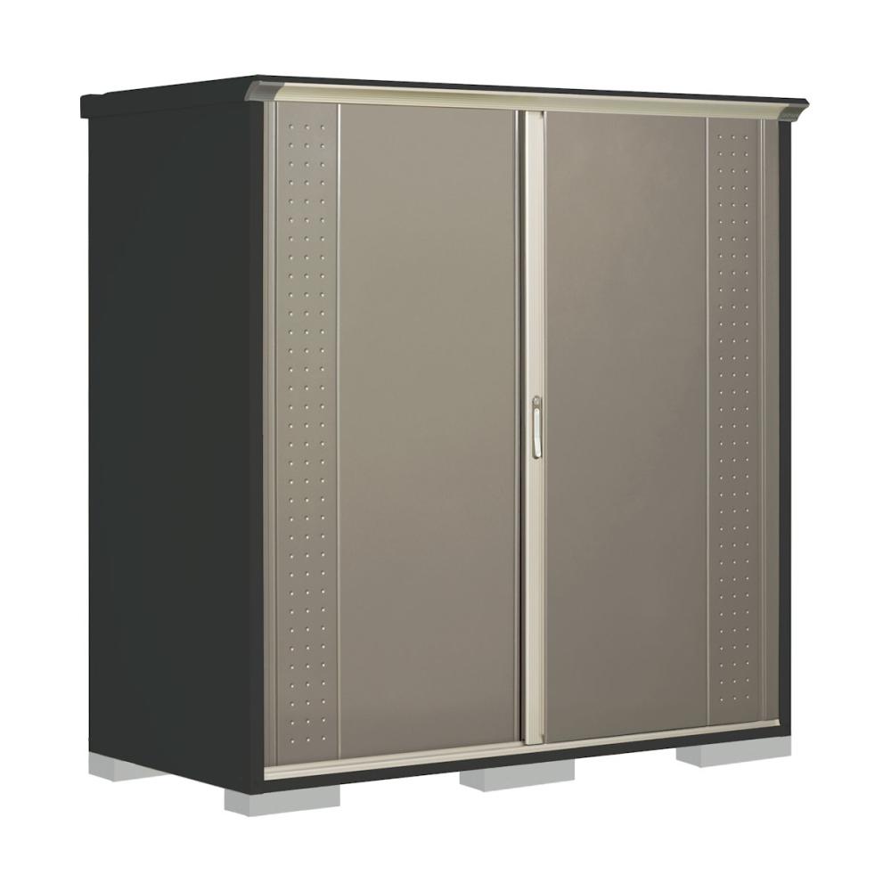 タクボ物置　グランプレステージ ジャンプ　本体アイボリーブラック　間口１８８×奥行９０×高さ１９０ｃｍ　全面棚タイプ　カーボンブラウン　ＧＰＹ－１９９ＡＦＣＢ