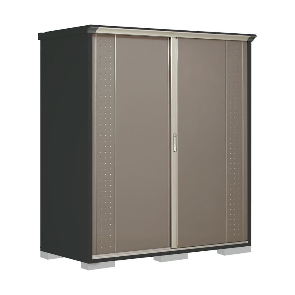 タクボ物置　グランプレステージ ジャンプ　本体アイボリーブラック　間口１８８×奥行９０×高さ２１０ｃｍ　全面棚タイプ　カーボンブラウン　ＧＰＹ－１９９ＨＦＣＢ