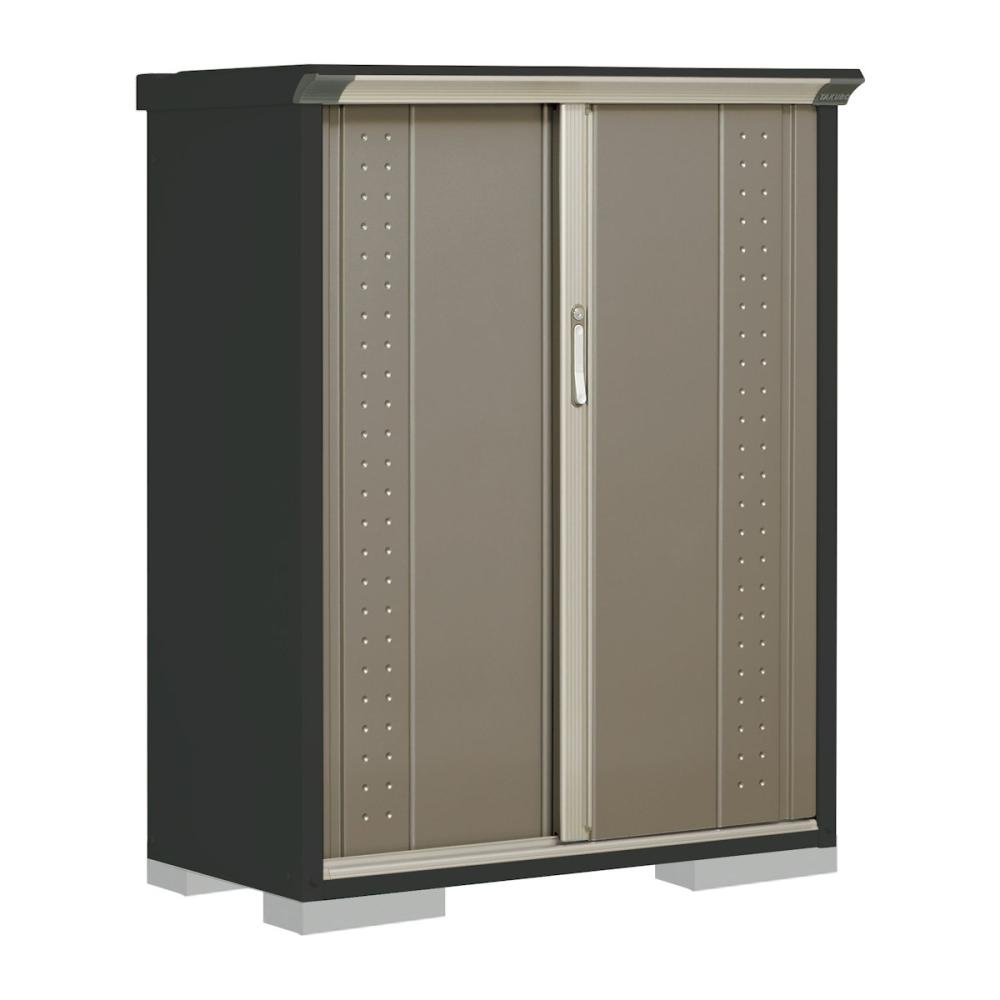 タクボ物置　グランプレステージ ジャンプ　本体アイボリーブラック　間口１１２×奥行５３×高さ１４０ｃｍ　たて置きタイプ　ルミナスシルバー　ＧＰＹ－１１５ＣＴＬＳ