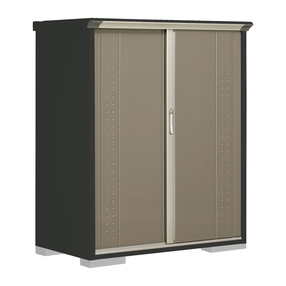 タクボ物置　グランプレステージ ジャンプ　本体アイボリーブラック　間口１３０×奥行７５×高さ１６０ｃｍ　たて置きタイプ　ムーンホワイト　ＧＰＹ－１３７ＢＴＭＷ